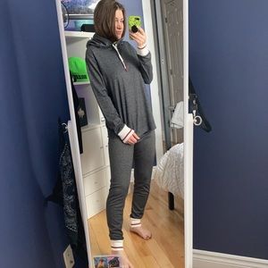 Heather Grey Sock Monkey inspired Two Piece Pyjamas